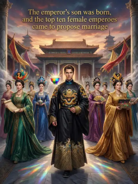 The emperor's son was born, and the top ten female emperors came to propose marriage cover