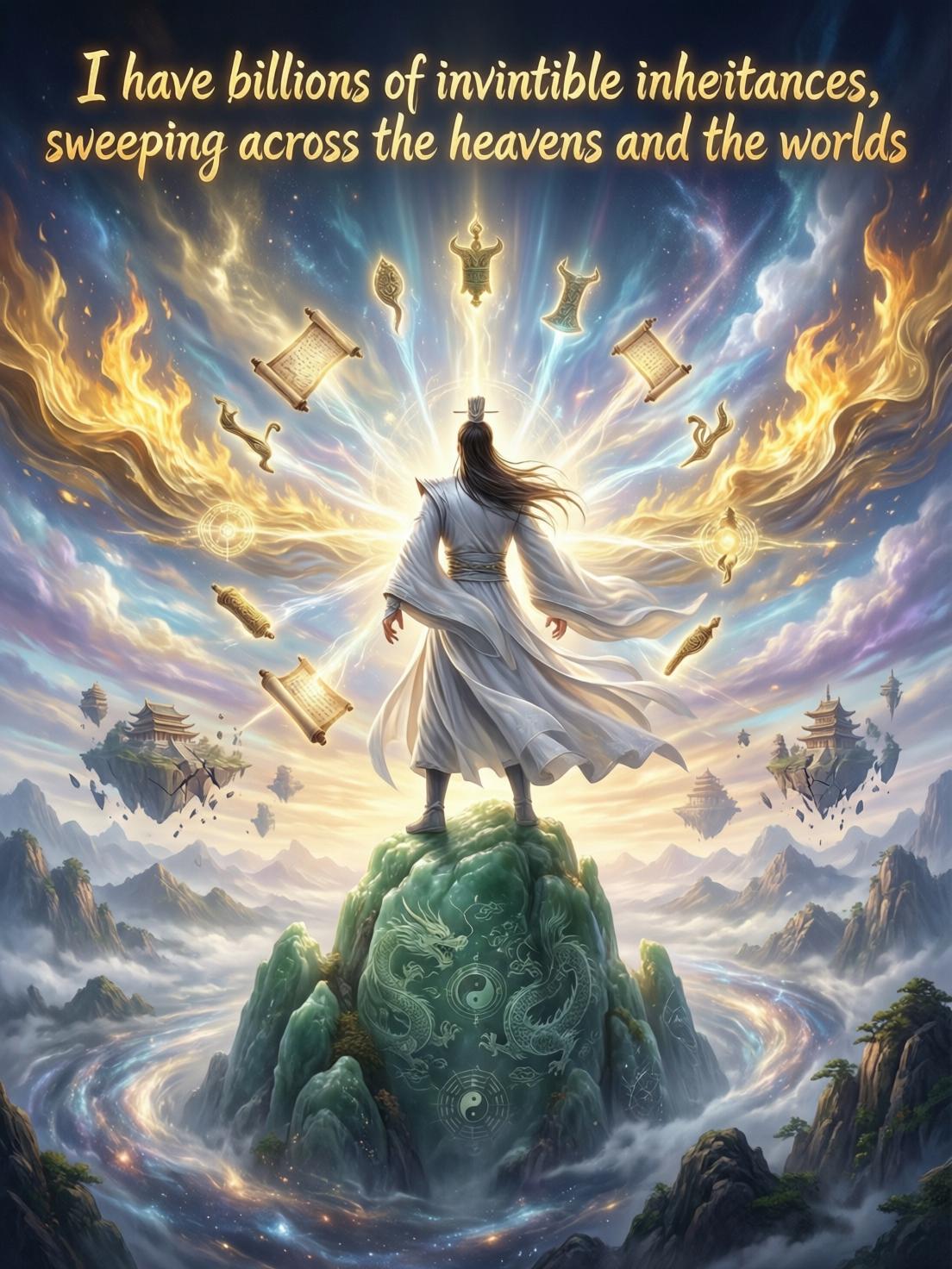 I have billions of invincible inheritances, sweeping across the heavens and the worlds cover