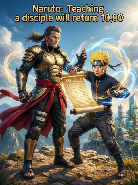 Naruto: Teaching a disciple will return 10,000 times, start by teaching Naruto SSS-level ninjutsu cover