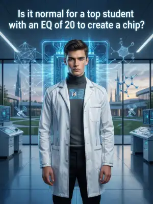Is it normal for a top student with an EQ of 20 to create a chip? cover