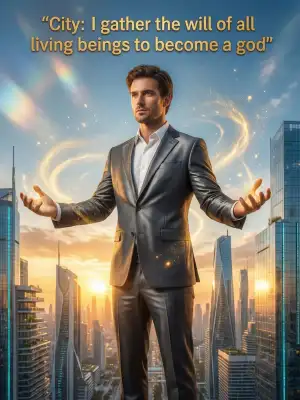 City: I gather the will of all living beings to become a god cover