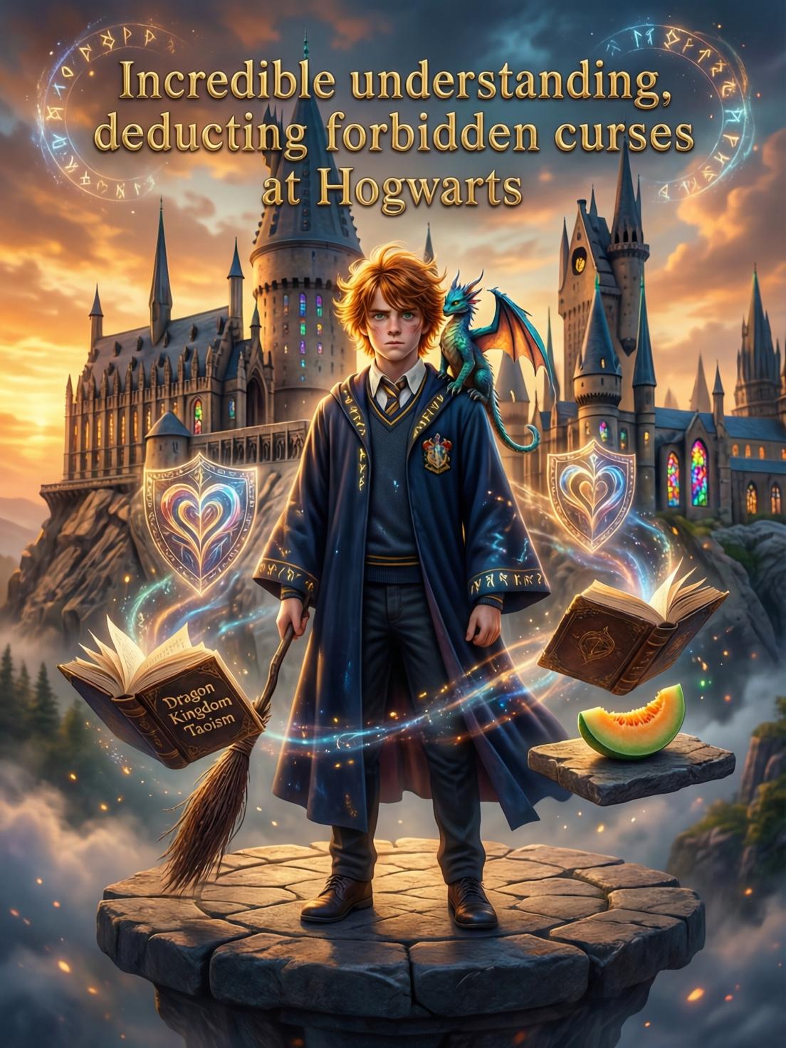 Incredible understanding, deducing forbidden curses at Hogwarts cover