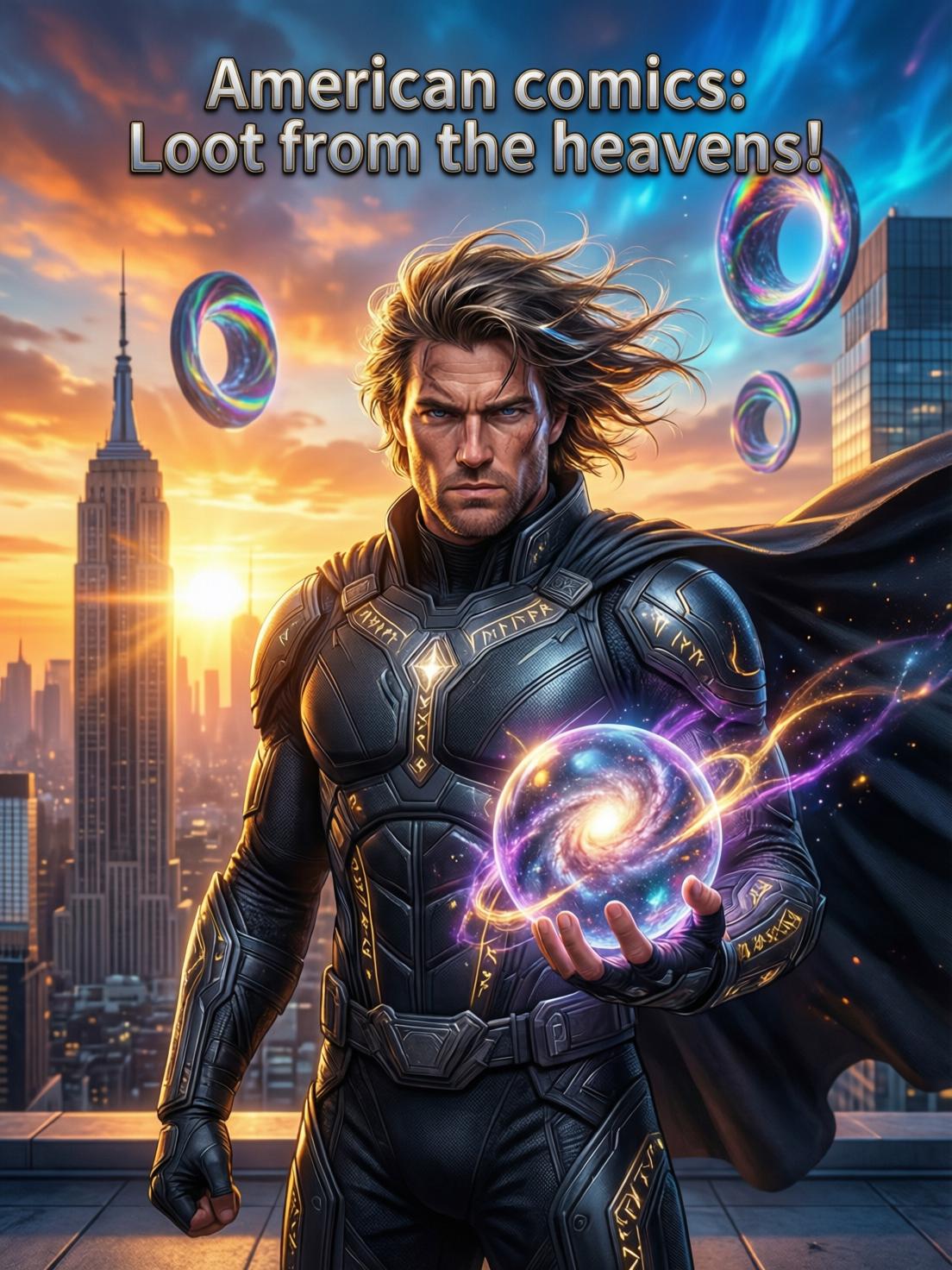 American comics: Loot from the heavens!. cover