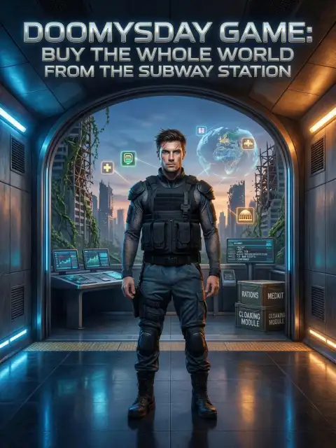 Doomsday Game: Buy the whole world from the subway station cover