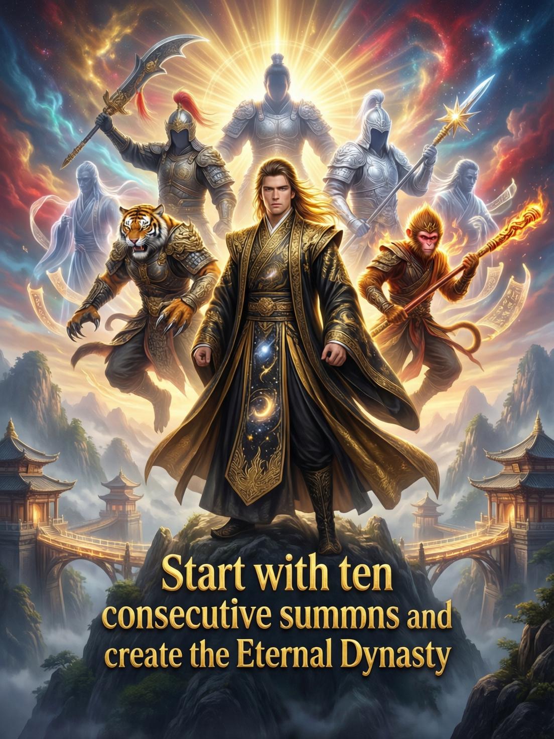 Start with ten consecutive summons and create the Eternal Dynasty cover