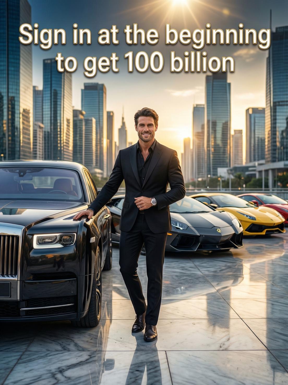 Sign in at the beginning to get 100 billion cover