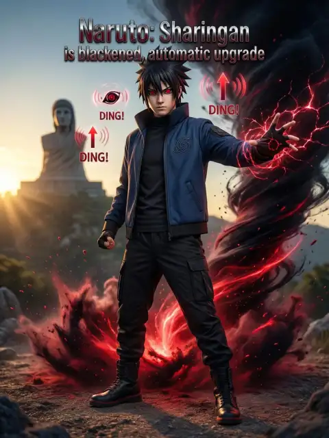 Naruto: Sharingan is blackened, automatic upgrade cover