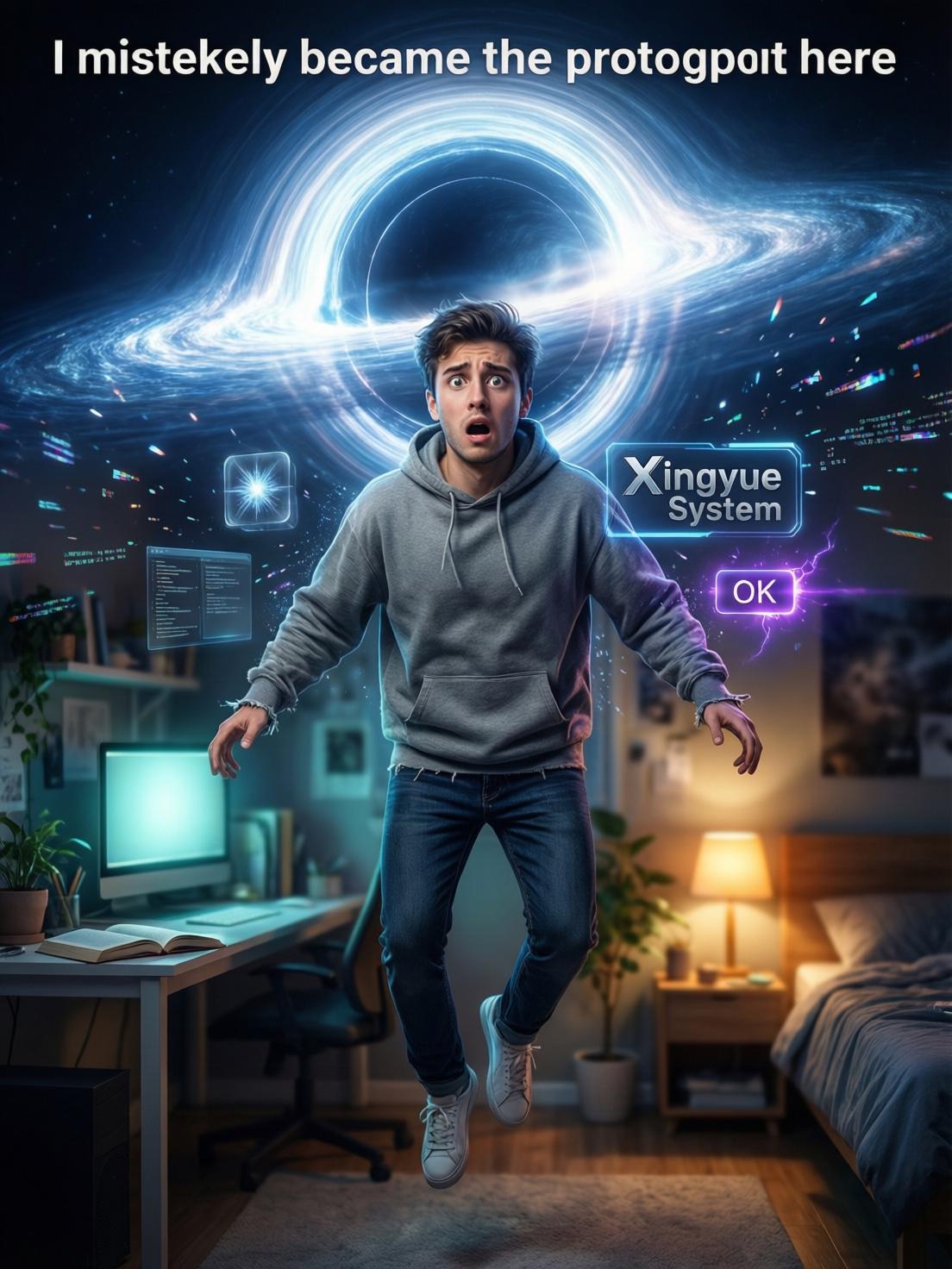 I mistakenly became the protagonist here cover