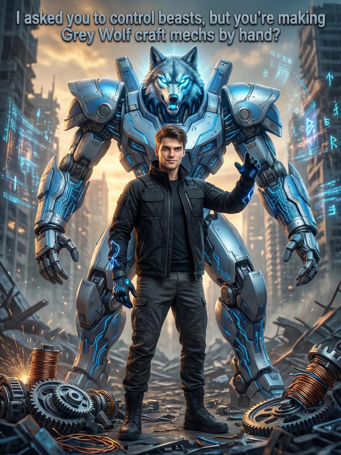 I asked you to control beasts, but you’re making Grey Wolf craft mechs by hand? cover