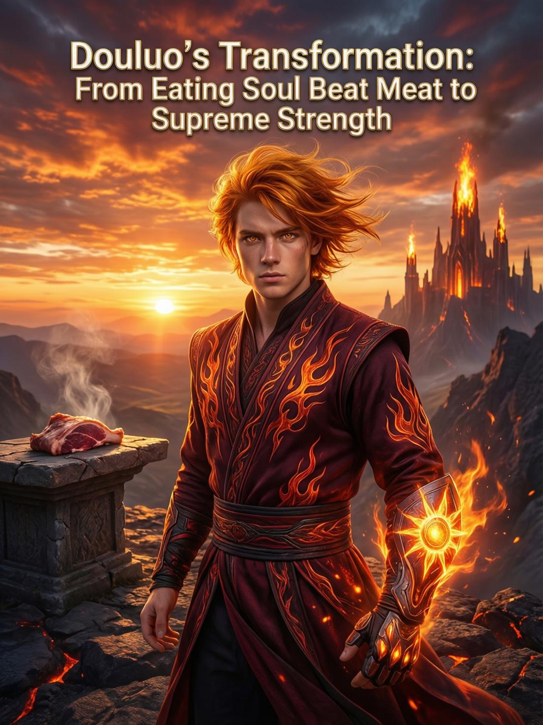Douluo's transformation from becoming stronger starts with eating soul beast meat cover