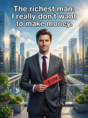 The richest man: I really don’t want to make money. cover