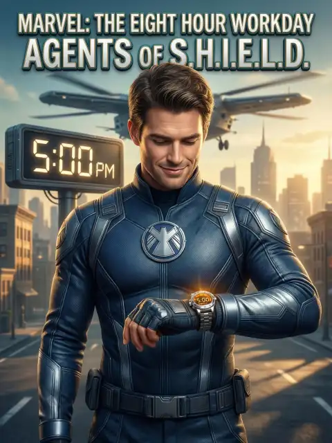 Marvel: The Eight Hour Workday Agents of S.H.I.E.L.D. cover