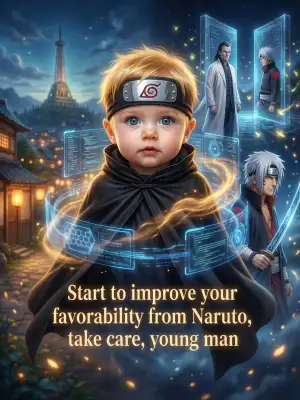 Start to improve your favorability from Naruto, take care, young man cover