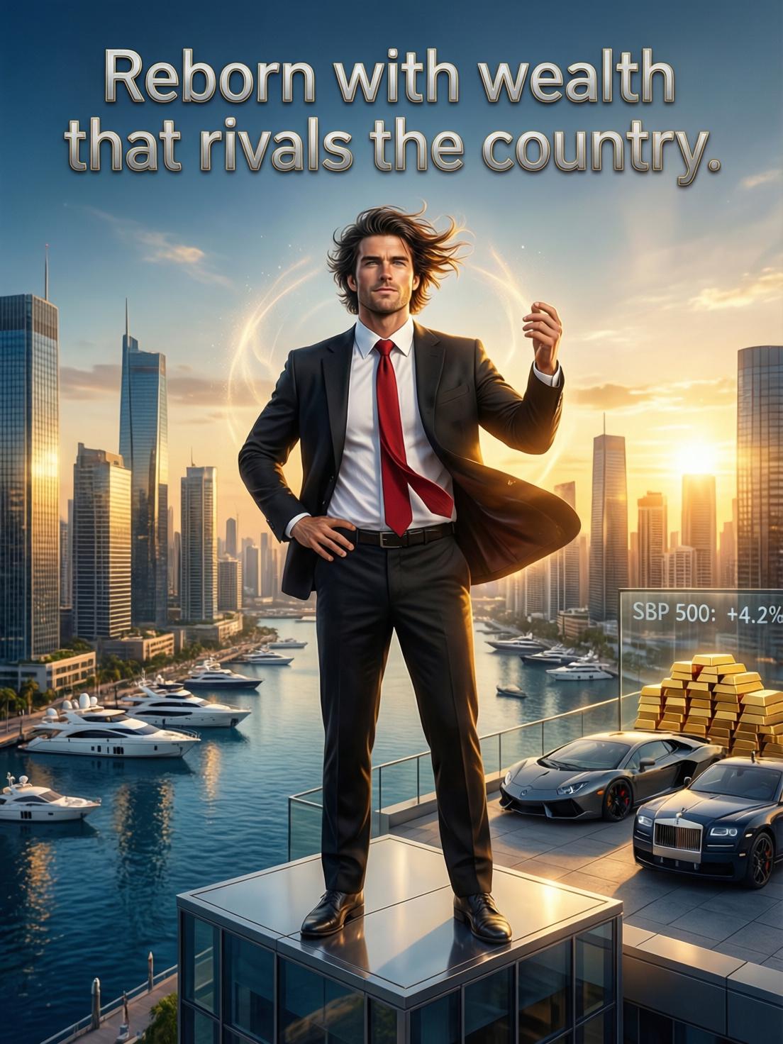 Reborn with wealth that rivals the country. cover