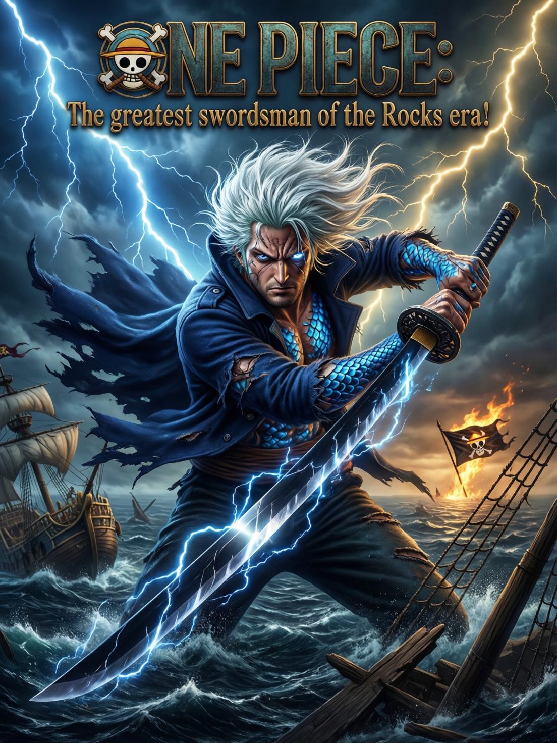 One Piece: The greatest swordsman of the Rocks era! cover