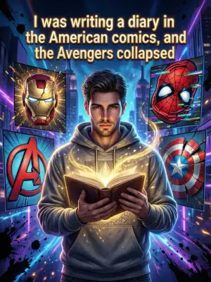 I was writing a diary in the American comics, and the Avengers collapsed cover