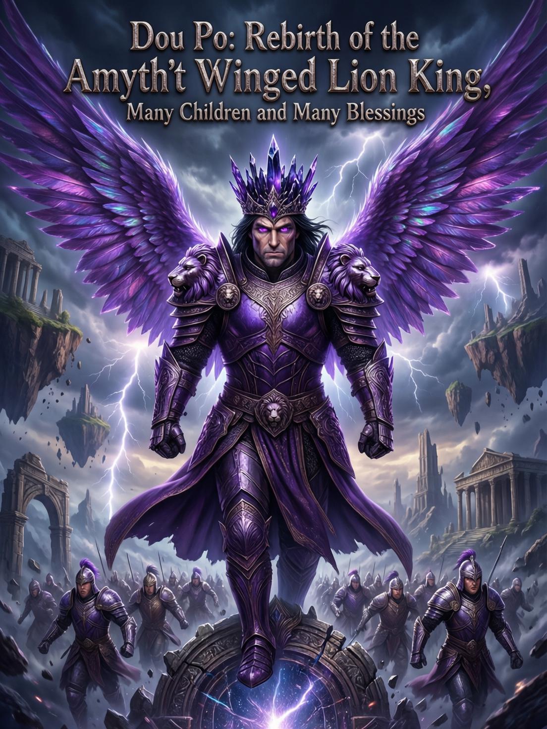 Dou Po: Rebirth of the Amethyst Winged Lion King, Many Children and Many Blessings cover