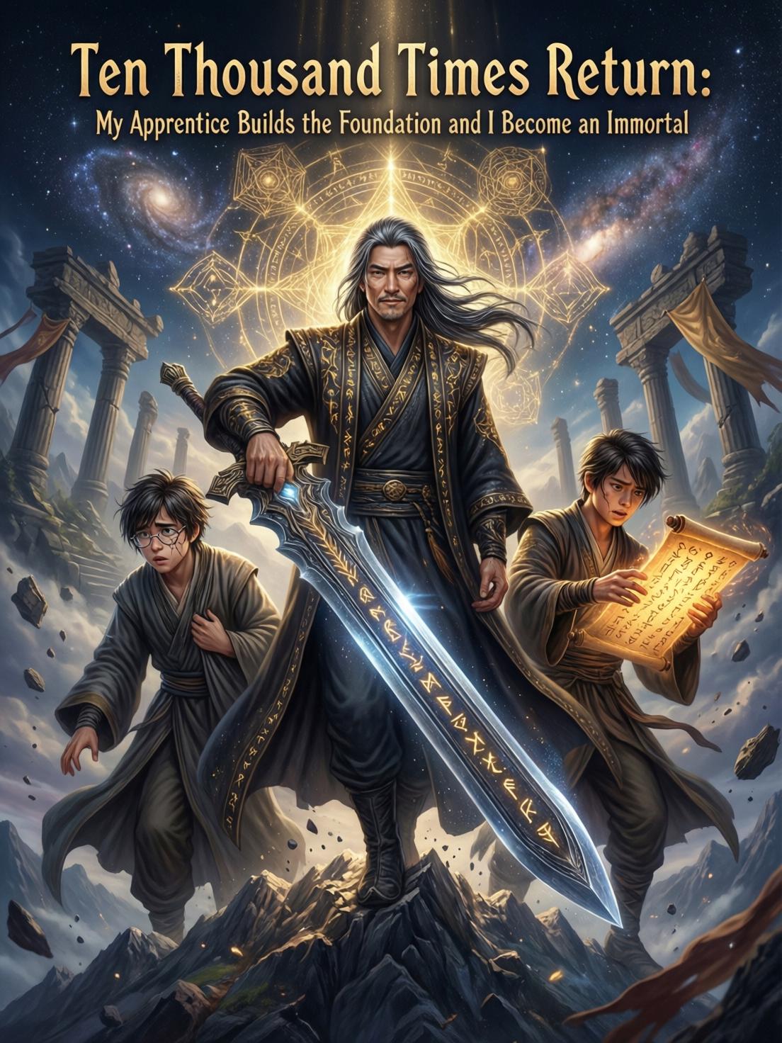 Ten thousand times return: My apprentice builds the foundation and I become an immortal cover