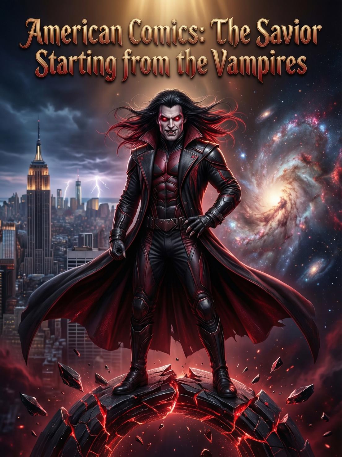 American comics: The savior starting from the vampires cover