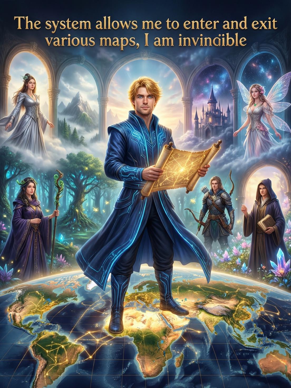 The system allows me to enter and exit various maps, I am invincible cover