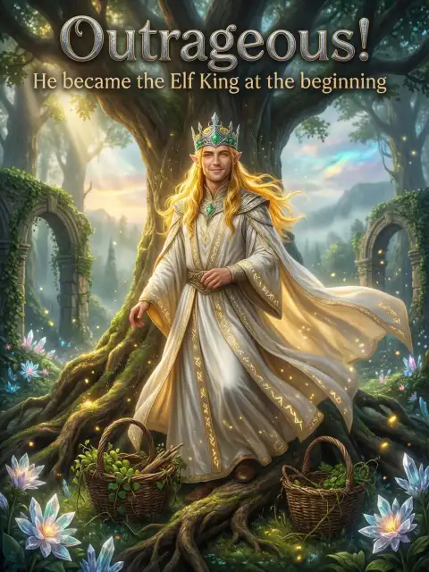 Outrageous! He became the Elf King at the beginning cover
