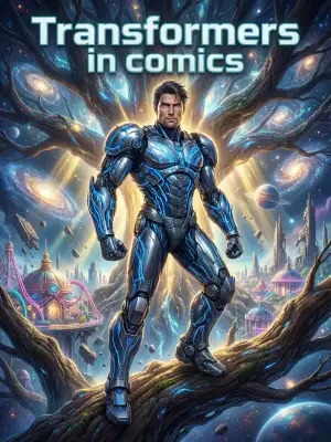 Transformers in comics cover