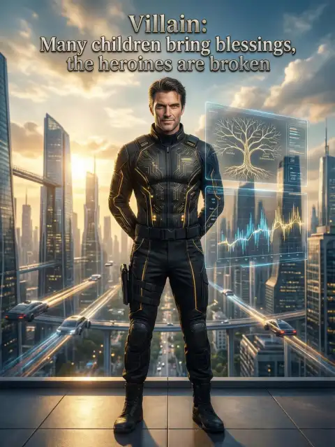 Villain: Many children bring blessings, the heroines are broken cover