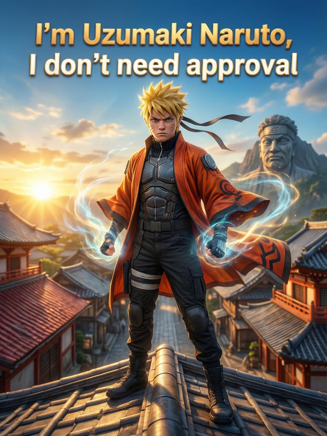 I'm Uzumaki Naruto, I don't need approval cover