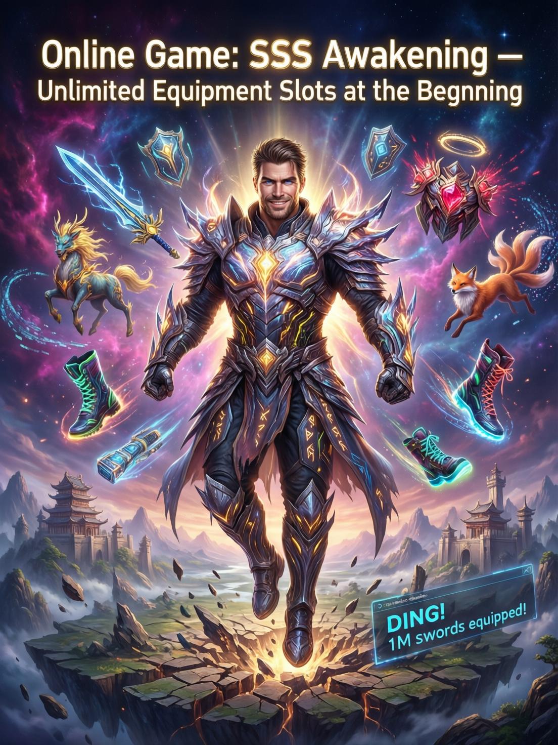 Online game: SSS awakening unlimited equipment slots at the beginning cover