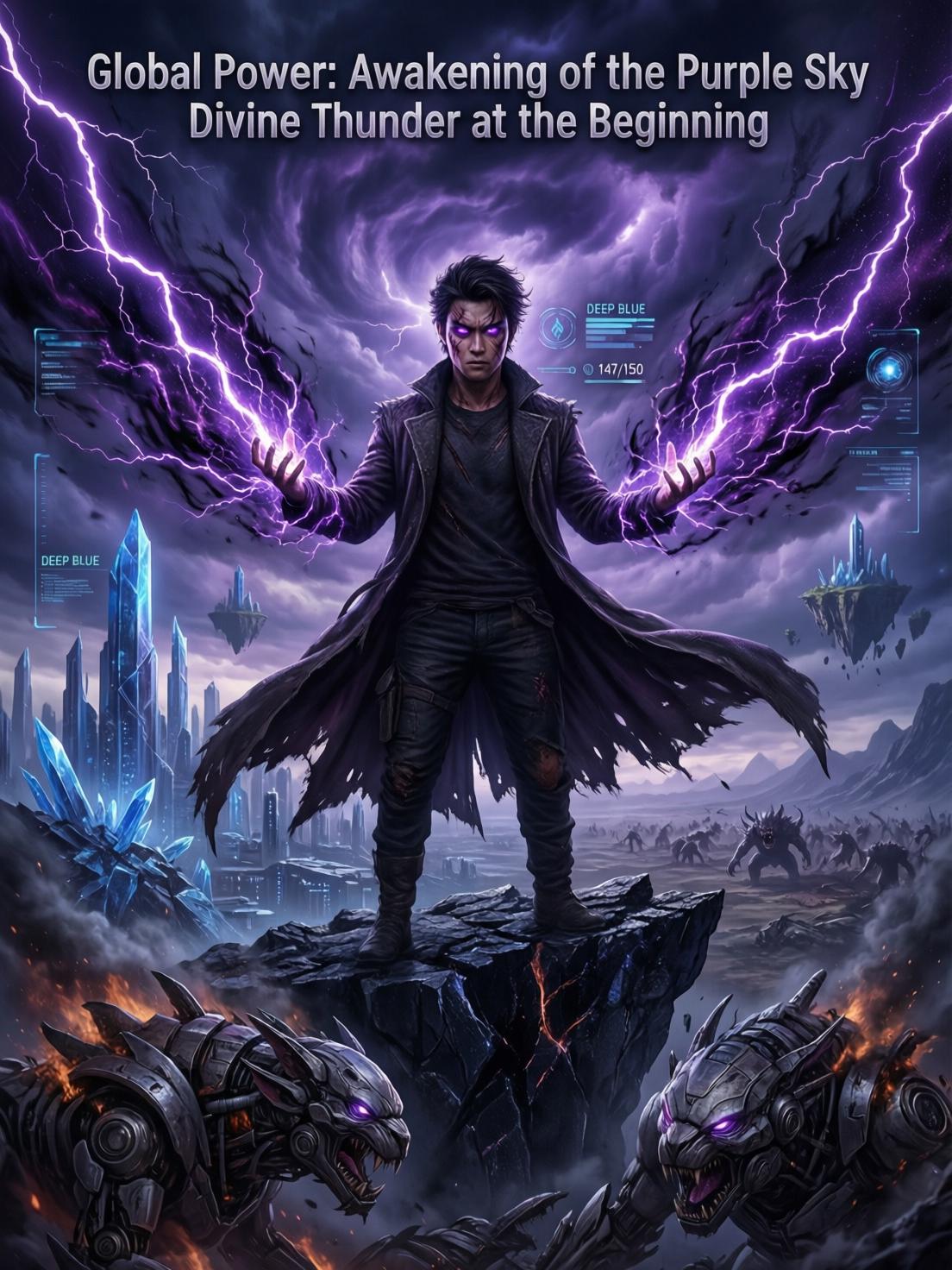 Global power: Awakening of the Purple Sky Divine Thunder at the beginning cover