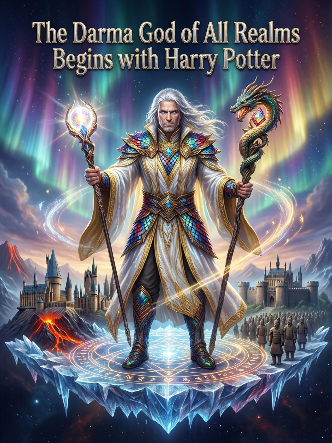 The Dharma God of All Realms Begins with Harry Potter cover