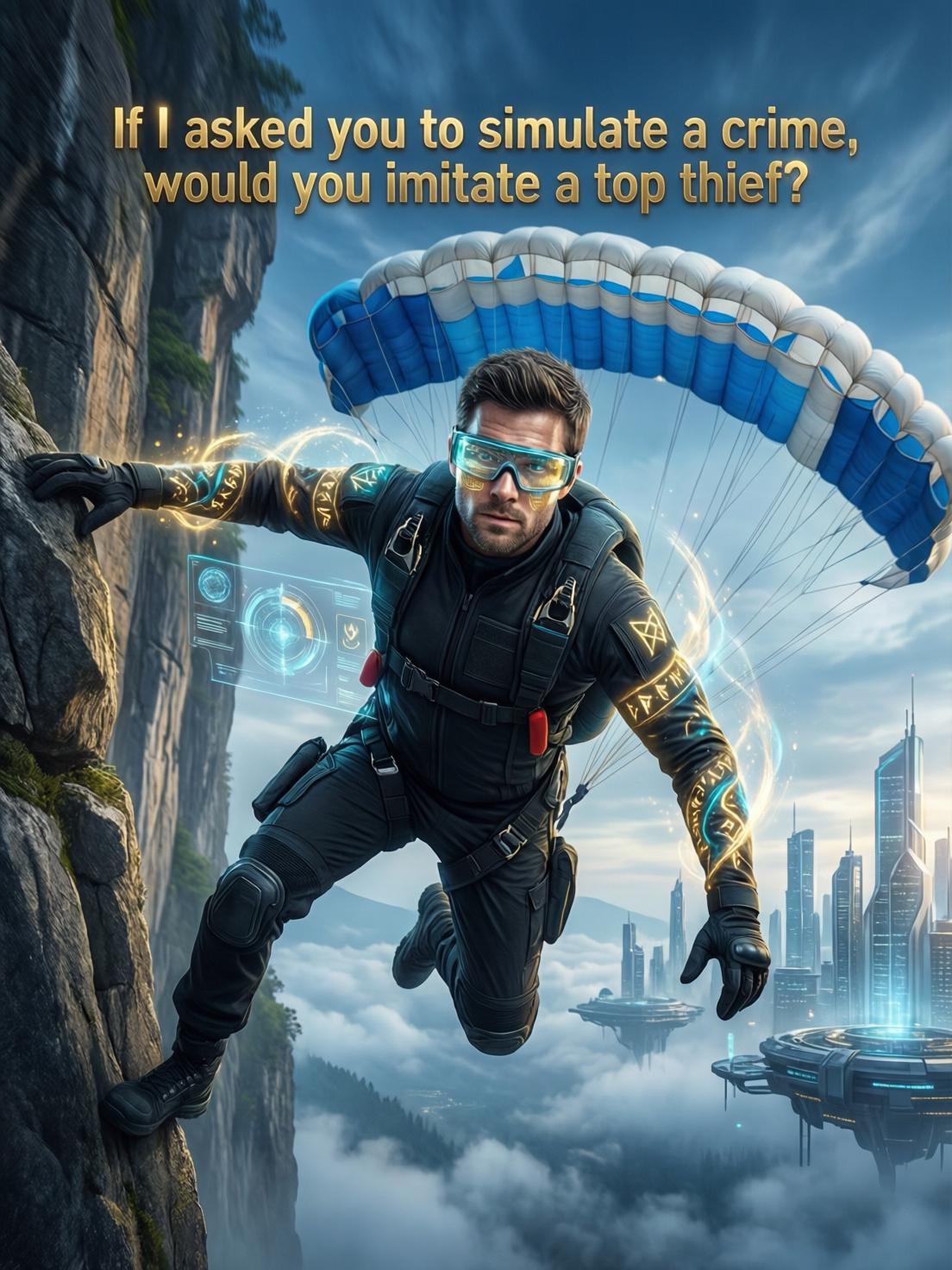 If I asked you to simulate a crime, would you imitate a top thief? cover