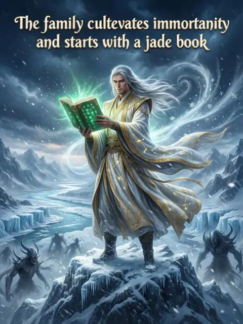 The family cultivates immortality and starts with a jade book. cover