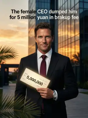 The female CEO dumped him for 5 million yuan in breakup fee cover