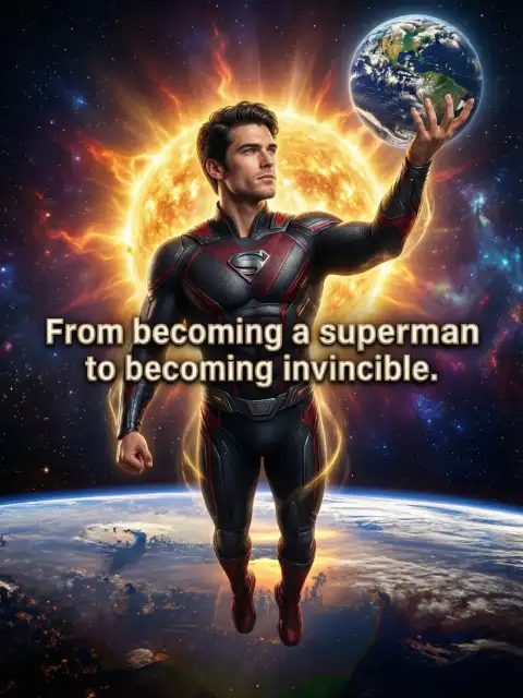 From becoming a superman to becoming invincible cover