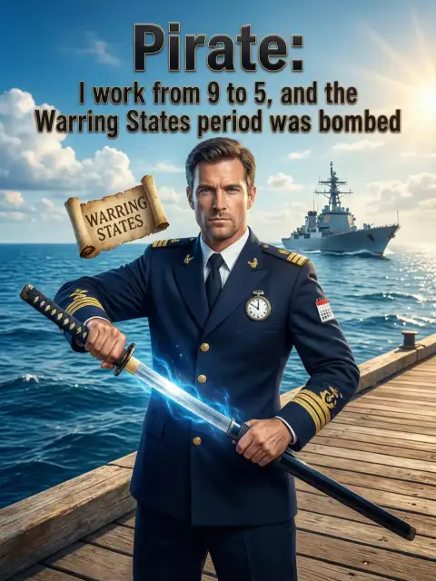 Pirate: I work from 9 to 5, and the Warring States period was bombed cover