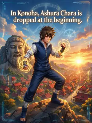 In Konoha, Ashura Chakra is dropped at the beginning cover