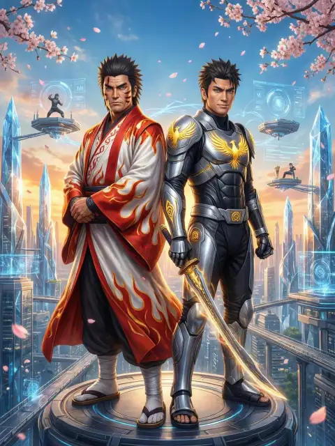 Double Hokage Comparison: Both ninja circles are crying miserably cover