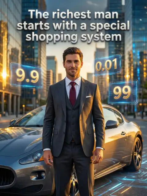 The richest man starts with a special shopping system cover