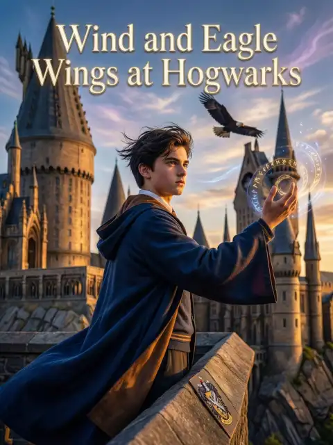 Wind and Eagle Wings at Hogwarts cover