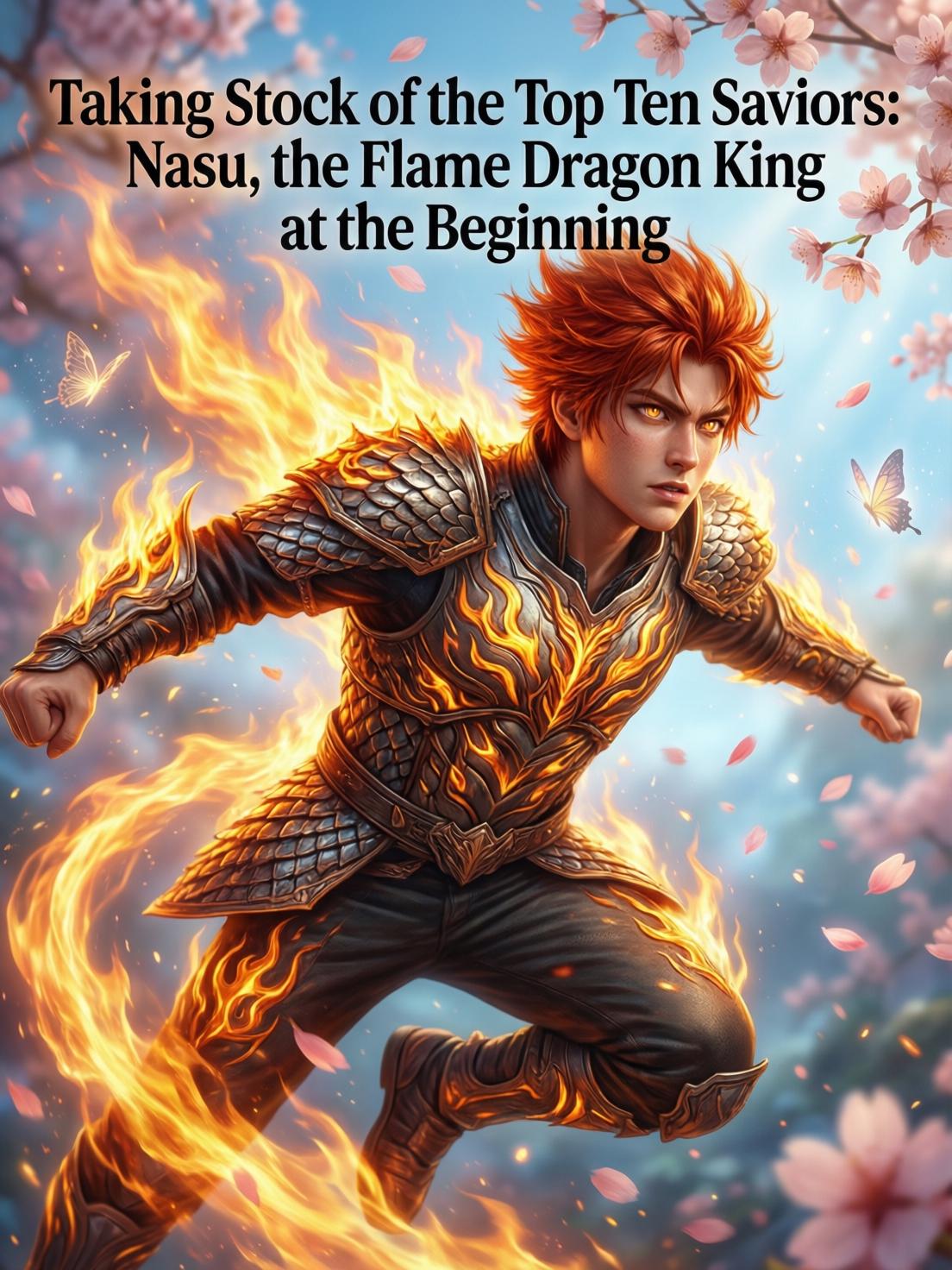 Taking stock of the top ten saviors: Natsu, the Flame Dragon King at the beginning cover