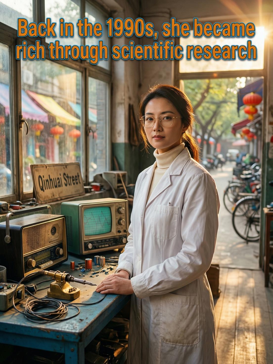 Back in the 1990s, she became rich through scientific research cover
