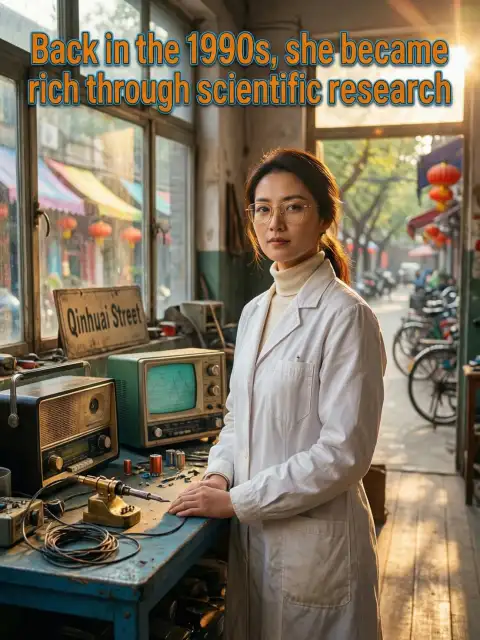 Back in the 1990s, she became rich through scientific research cover