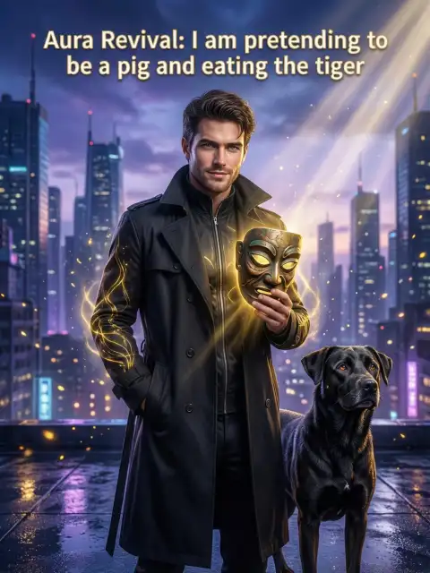 Aura Revival: I am pretending to be a pig and eating the tiger cover