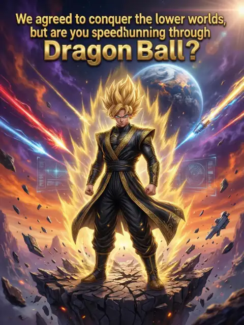 We agreed to conquer the lower worlds, but are you speedrunning through Dragon Ball? cover