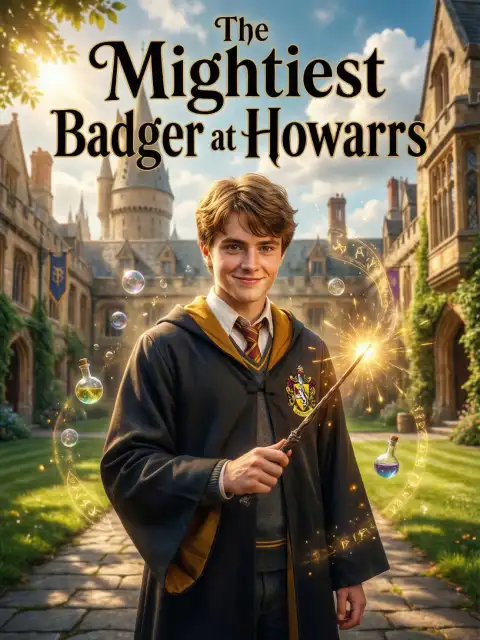 The Mightiest Badger at Hogwarts cover