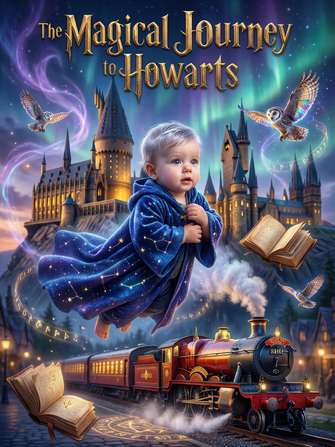 The Magical Journey to Hogwarts cover