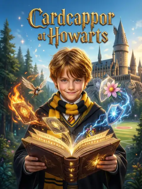 Cardcaptor at Hogwarts cover