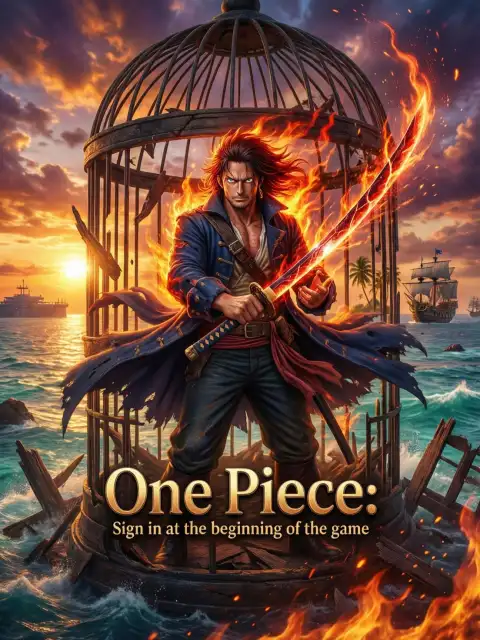 One Piece: Sign in at the beginning of the game cover