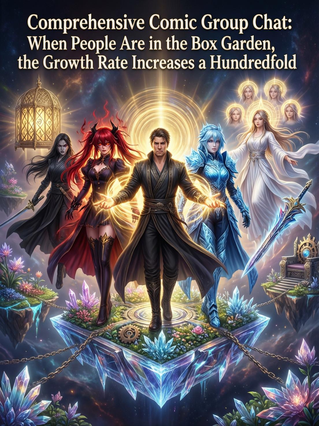 Comprehensive comic group chat: When people are in the box garden, the growth rate increases a hundr cover
